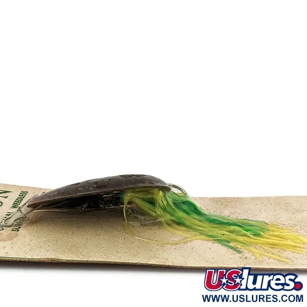 Hydro Lures Weedless Hydro Spoon, 11g Marrone / Verde / Giallo, Cucchiaino Anti-incaglio #13571