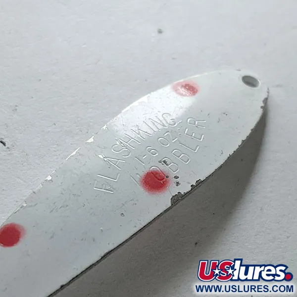 Acme Flash-King Wobble, Bianco / Rosso, 5g, Cucchiaino Ondulante #13672