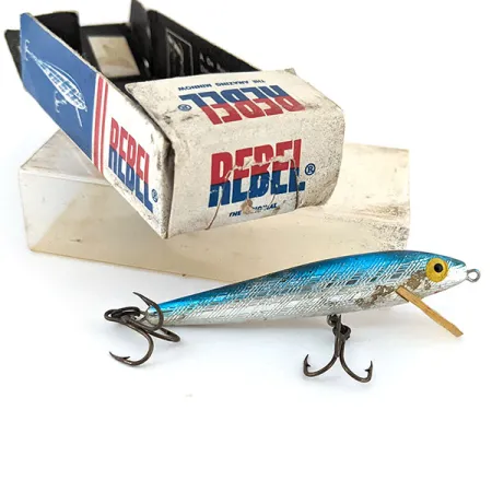 Rebel Floater Vintage, 3g Argento, Minnow Galleggiante #13990