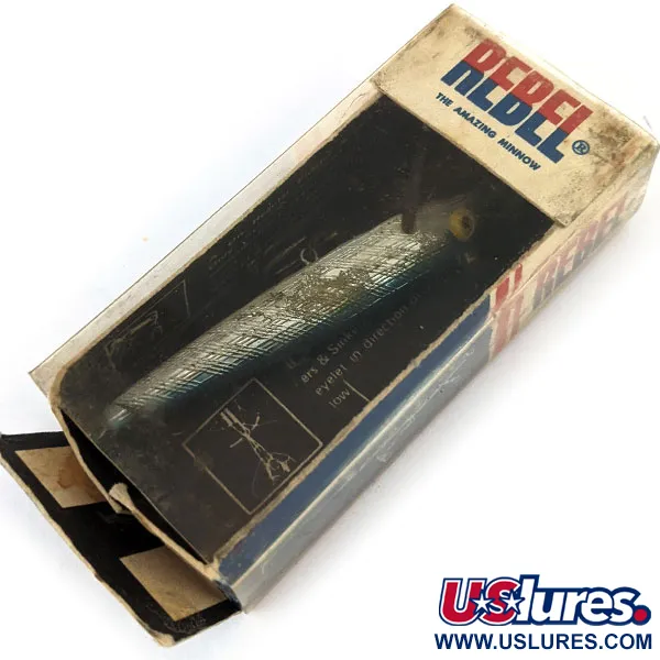 Rebel Floater Vintage, 3g Argento, Minnow Galleggiante #13990