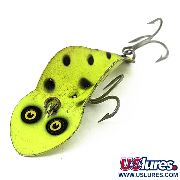 Buck Perry spoonplug, 10g Chartreuse UV, Cucchiaino #14300