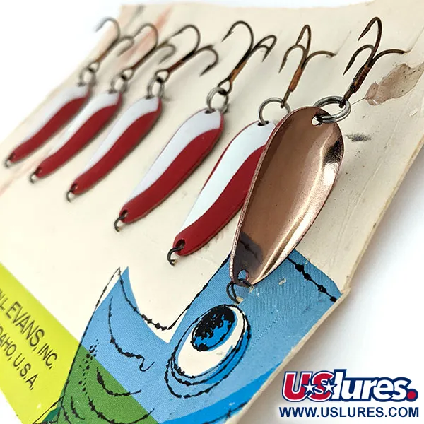 Glen Evans Pay-Off, 5g, Rosso / Bianco / Rame, Cucchiaino ondulante #14509