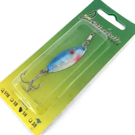 Wahoo Key Largo Swim'n Fin, 1/4oz (7g) Blu, Cucchiaino da pesca #22375