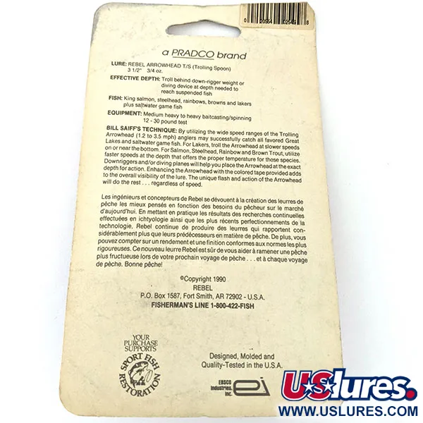 Rebel Arrowhead, 17g Nero, Cucchiaino da traina #15144