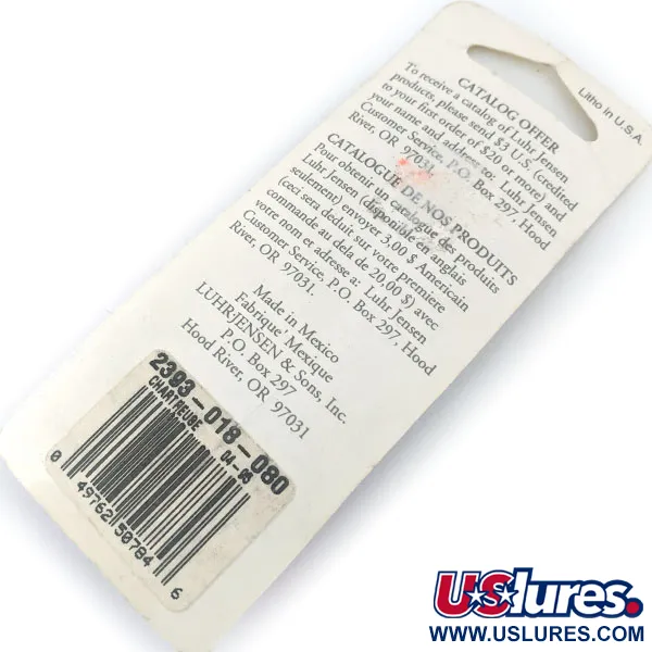 Luhr Jensen Hot Tail, 3,5g, Nickel / Yellow, Cucchiaino Rotante #14956