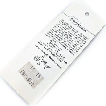 Renosky Lures Renosky Laser Spoon, 1/4oz Rainbow Brown, Cucchiaino Ondulante #15628