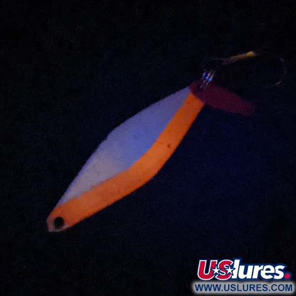 Bay de Noc Do-Jigger UV, 5g, Bianco e Arancio UV, Cucchiaino #15154