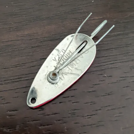 Eppinger Weedless Dardevle Midget, 6g, Bianco / Rosso / Nichel, Ondulante #16171