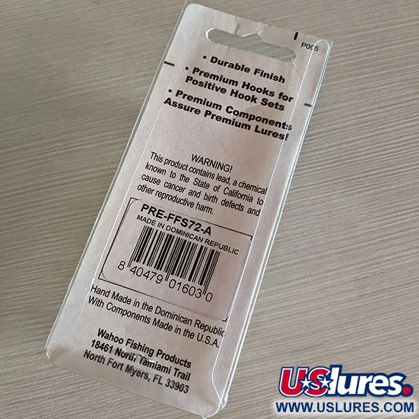 Wahoo Key Largo Swim'n Fin, 7g, Rattling, Cucchiaino #16498