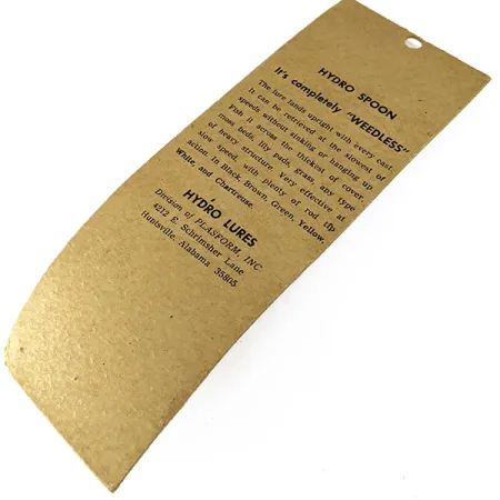 Hydro Lures Hydro Spoon, 11g Verde/Nero, Esca Antialga #16752