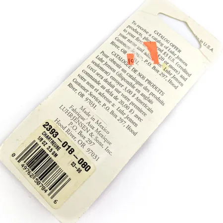 Luhr Jensen Hot Tail, Chartreuse 3,5g, Spinner #17887