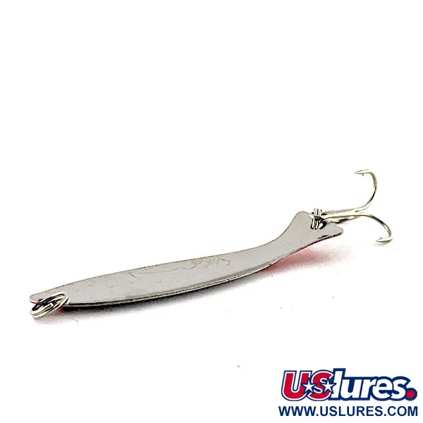 Worth Fly Rod Demon, 2,5g Bianco/Rosso/Nichel, Cucchiaino Ondulante #17094