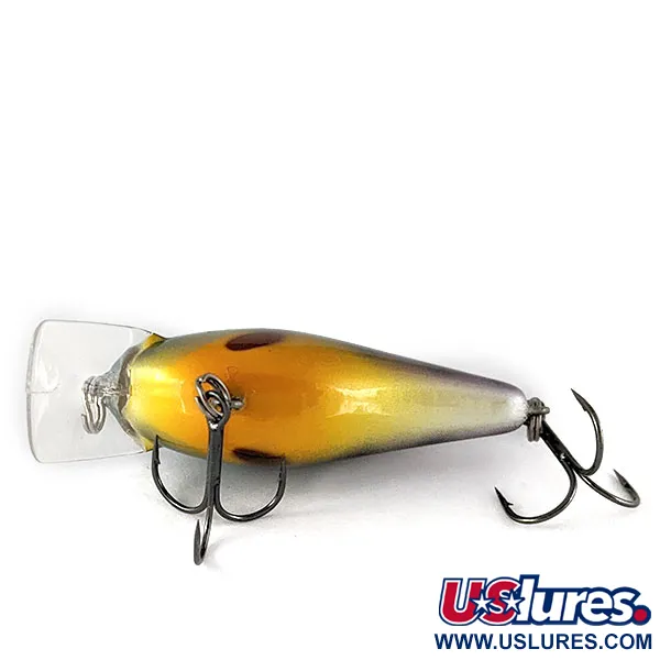 Strike King KVD 1.5, 12g Neon Bluegill, Crankbait silent a paletta quadrata #17134