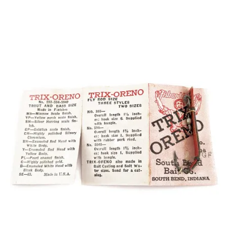 South Bend Trix-Oreno, Rosso, 2g, Esca da Mosca #17296