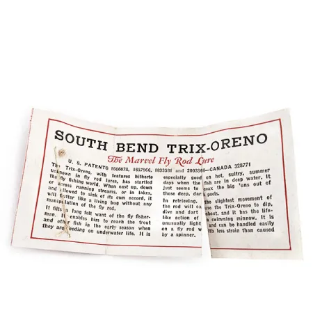 South Bend Trix-Oreno, Rosso, 2g, Esca da Mosca #17296