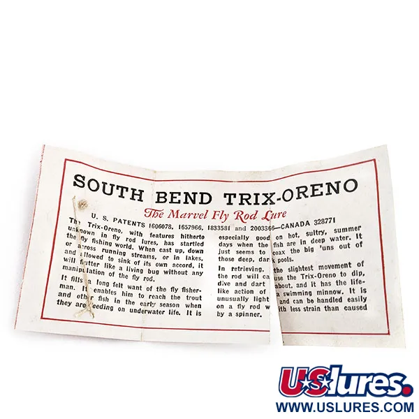South Bend Trix-Oreno, Rosso, 2g, Esca da Mosca #17296