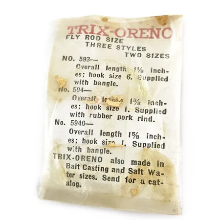 South Bend Trix-Oreno, Argento, 2g, Esca per Fly Rod #17393