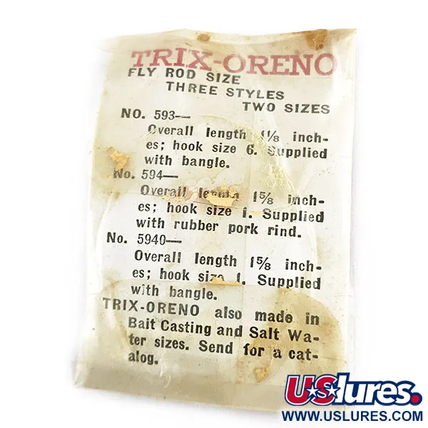 South Bend Trix-Oreno, Argento, 2g, Esca per Fly Rod #17393