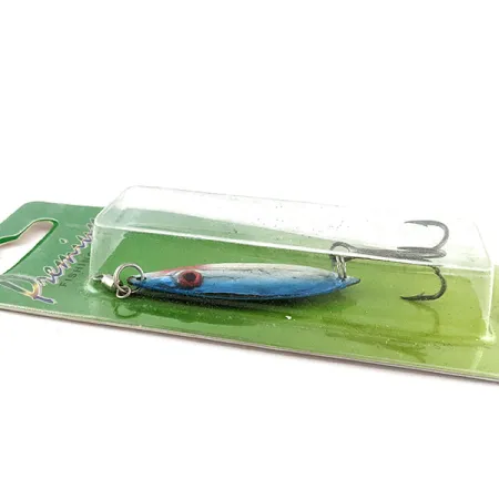 Wahoo Key Largo Swim'n Fin, 7g, Blu e Argento, Cucchiaino #17395