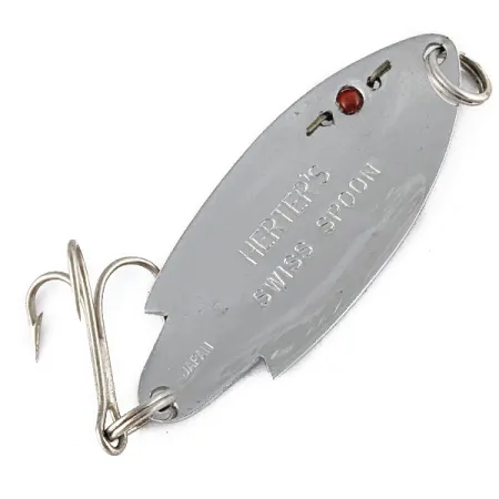 Herter's Swiss Spoon, 7g Nichel/Occhi Rossi, Ondulante #22132