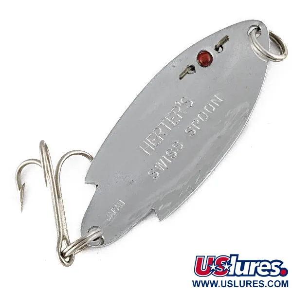 Herter's Swiss Spoon, 7g Nichel/Occhi Rossi, Ondulante #22132
