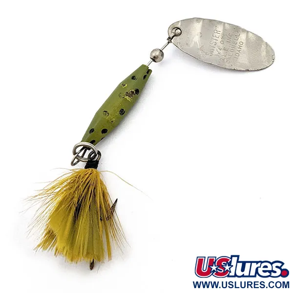 Glen Evans Shyster, 7g, Nichel/Verde, Cucchiaino Rotante #17901