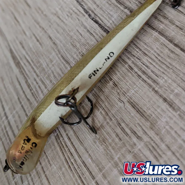 Rapala Original Floater F6, Oro, 3g, Esca Artificiale Galleggiante #17902