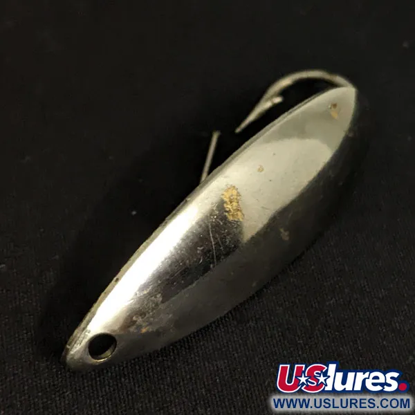 Atlantic Lures Celebrated Weedless, Nichel, 10g, Cucchiaino Ondulante #17958