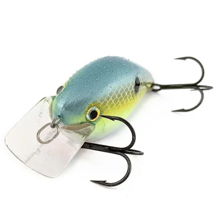 Strike King KVD Silent Square Bill, 12g Chartreuse Sexy Shad, Crankbait #19626