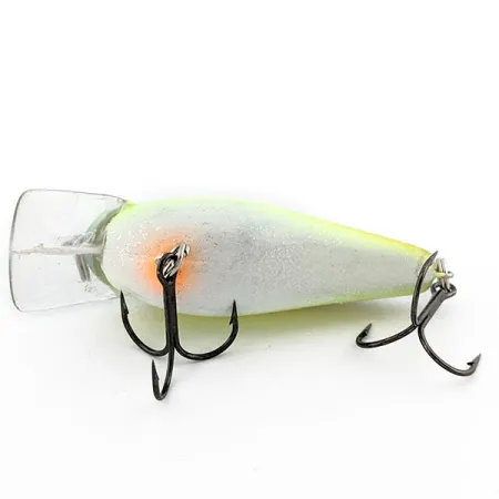 Strike King KVD Silent Square Bill, 12g Chartreuse Sexy Shad, Crankbait #19626