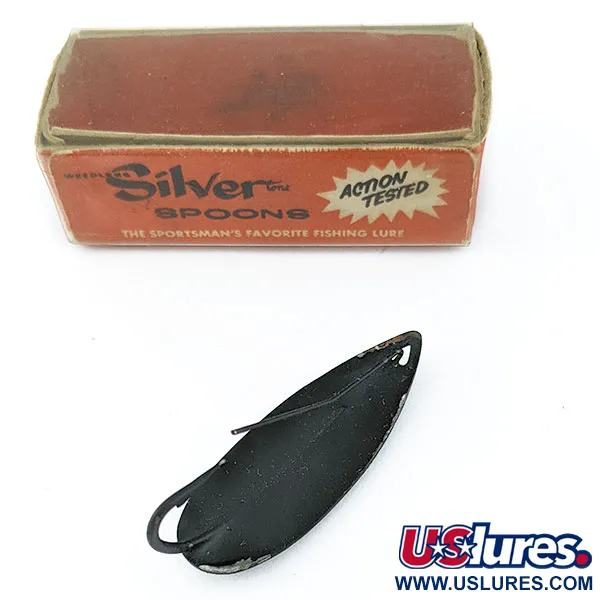 Atlantic Lures Silver Spoon, 7g, Nero Opaco, Ondulante #18729