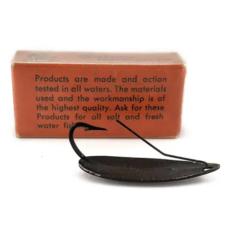 Atlantic Lures Silver Spoon, 7g, Nero Opaco, Ondulante #18729