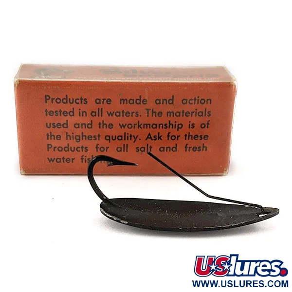 Atlantic Lures Silver Spoon, 7g, Nero Opaco, Ondulante #18729