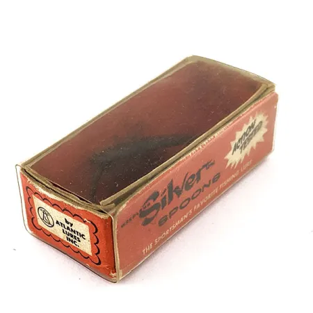 Atlantic Lures Silver Spoon, 7g, Nero Opaco, Ondulante #18729