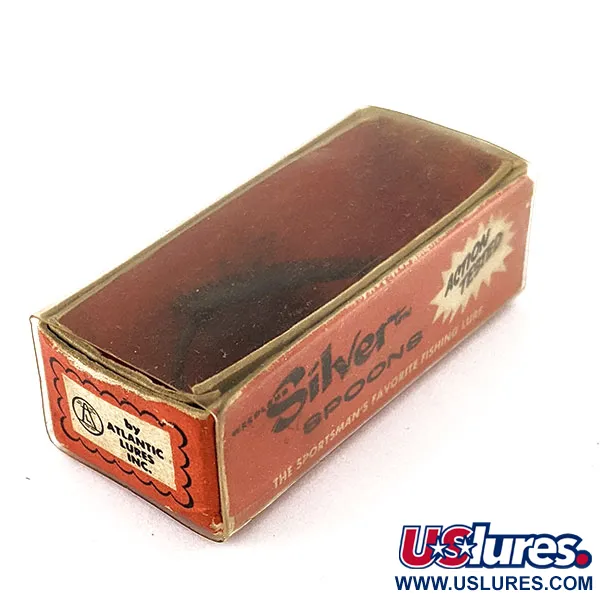 Atlantic Lures Silver Spoon, 7g, Nero Opaco, Ondulante #18729