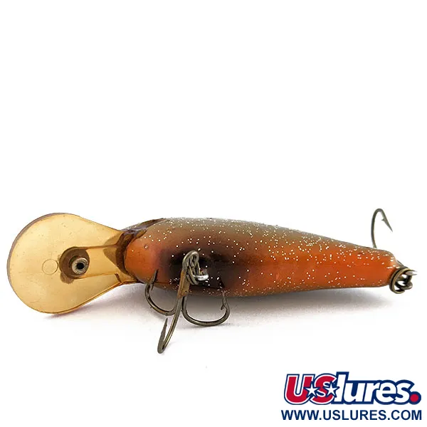 Strike King Charles Spence Balsa King, 10g, Marrone/Arancione, Crankbait Vintage #19087