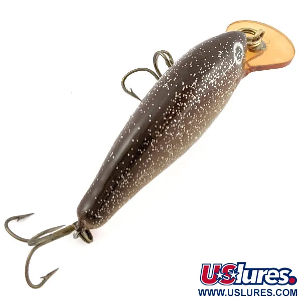 Strike King Charles Spence Balsa King, 10g, Marrone/Arancione, Crankbait Vintage #19087