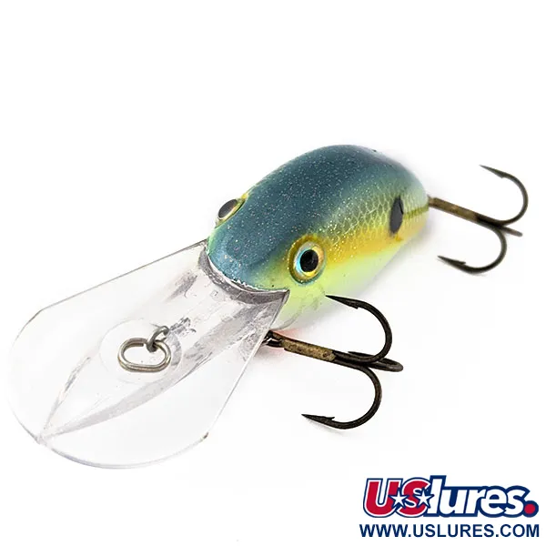 Strike King Pro Model 5XD, 18g Chartreuse Sexy Shad, Crankbait Deep Diver #19175
