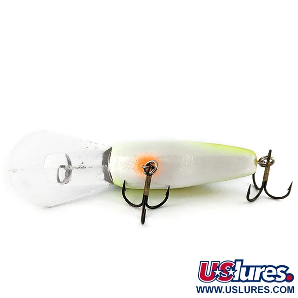 Strike King Pro Model 5XD, 18g Chartreuse Sexy Shad, Crankbait Deep Diver #19175