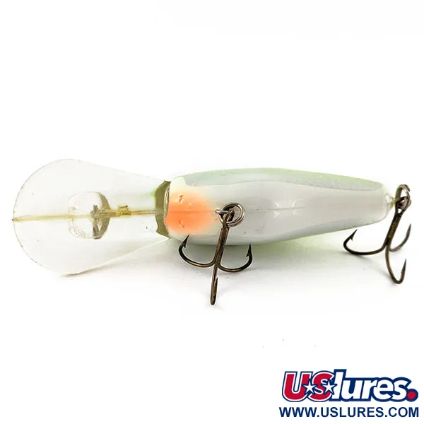 Strike King Pro Model 5XD, 18g Chartreuse Silver, Crankbait Deep Diver #19523
