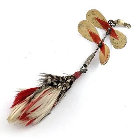 Pflueger Tandem, 10g nickel/rosso, Spinner #19559