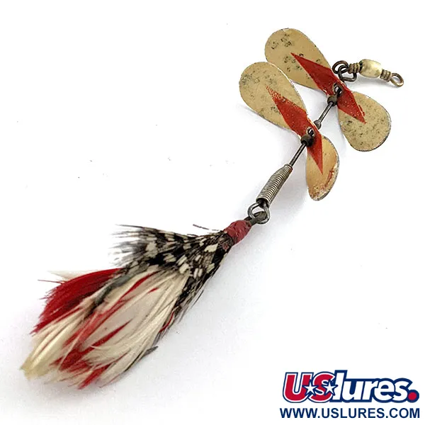 Pflueger Tandem, 10g nickel/rosso, Spinner #19559