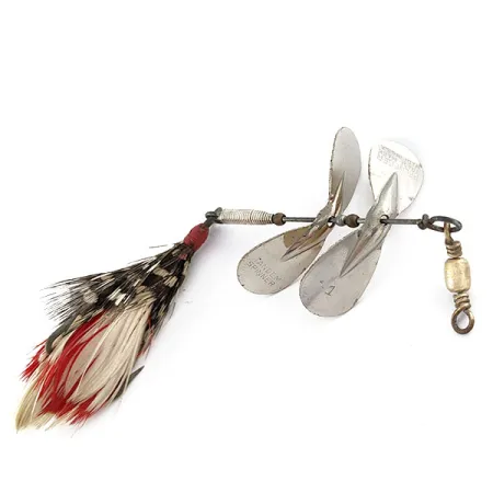 Pflueger Tandem, 10g nickel/rosso, Spinner #19559