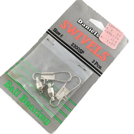 Danielson Swivels #6, nichel, Girelle #19775