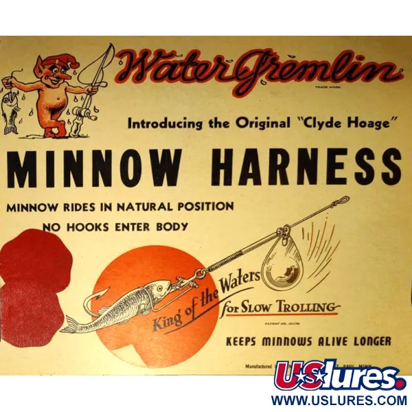 Water Gremlin minnow harness, 5,5 g nichel, montatura traina #19863