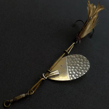 W.T. J. Lowe spinner #4 (1890s), argento, 7g, cucchiaino rotante vintage #19886