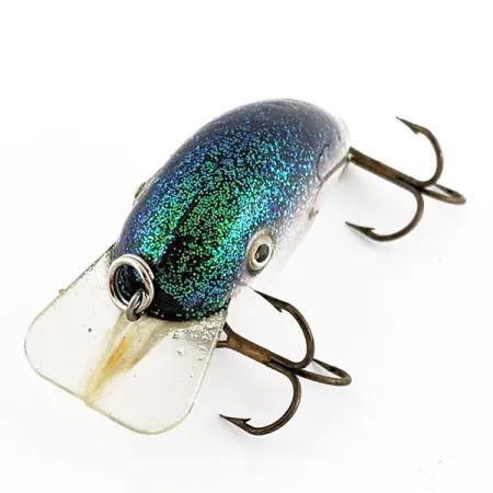 Strike King Pro Model Series 1, 7g, Glitter Blu/Verde, Crankbait Square Bill #19975