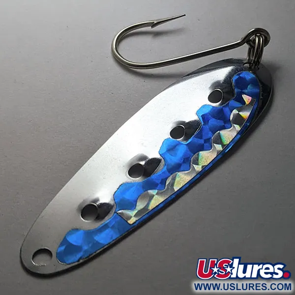 Heddon Sounder, 5,5g Nichel/Blu, Cucchiaino da traina #19981