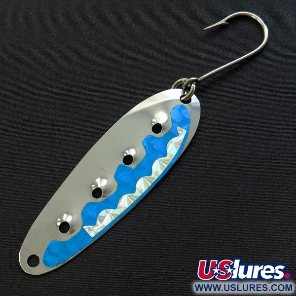 Heddon Sounder, 5,5g Nichel/Blu, Cucchiaino da traina #19981