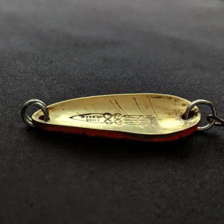 Luhr Jensen Rocket 88 UV, 9g, Ottone/Nero/Rosso UV, Ondulante #20095